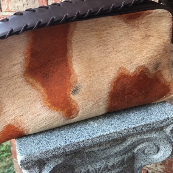 🚨B2G1 FRANCESCO BIASIA Animal Print Faux Fur Vintage Purse - Picture 9 of 10